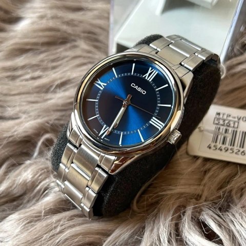 ZEGAREK MĘSKI CASIO MTP-V005D-2B5 + BOX ZEGAREK MĘSKI CASIO MTP-V005D-2B5 + BOX