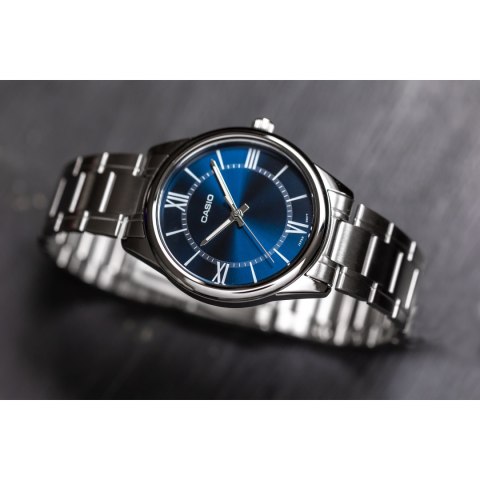 ZEGAREK MĘSKI CASIO MTP-V005D-2B5 + BOX ZEGAREK MĘSKI CASIO MTP-V005D-2B5 + BOX
