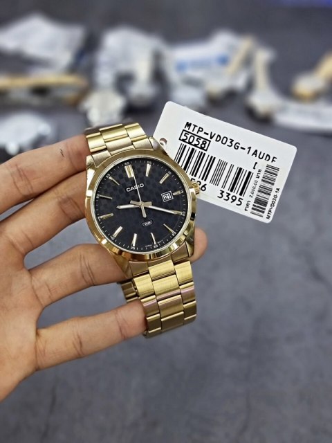 ZEGAREK MĘSKI CASIO MTP-VD03G-1A + BOX ZEGAREK MĘSKI CASIO MTP-VD03G-1A + BOX