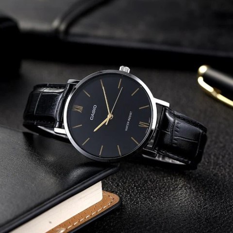 ZEGAREK MĘSKI CASIO MTP-VT01L-1B + BOX (zd165g) ZEGAREK MĘSKI CASIO MTP-VT01L-1B + BOX (zd165g)