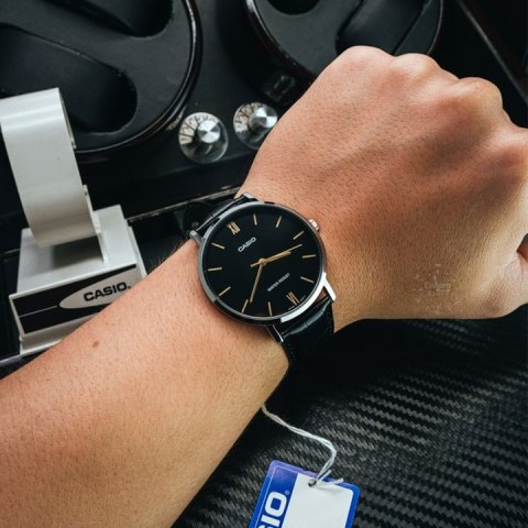 ZEGAREK MĘSKI CASIO MTP-VT01L-1B + BOX (zd165g) ZEGAREK MĘSKI CASIO MTP-VT01L-1B + BOX (zd165g)