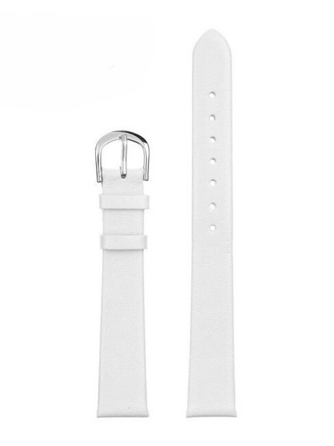 Pasek skórzany do zegarka W36L - biały - 16mm Pasek skórzany do zegarka W36L - biały - 16mm