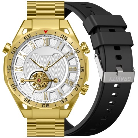 SMARTWATCH MĘSKI GRAVITY GT13-2 - DODATKOWY PASEK (sg028b) SMARTWATCH MĘSKI GRAVITY GT13-2 - DODATKOWY PASEK (sg028b)