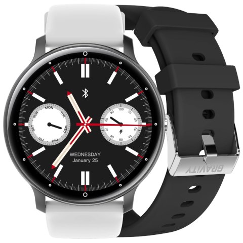 SMARTWATCH UNISEX GRAVITY GT1-4 PRO - ROZMOWY BLUETOOTH, DODATKOWY PASEK (sg027d) SMARTWATCH UNISEX GRAVITY GT1-4 PRO - ROZMOWY BLUETOOTH, DODATKOWY PASEK (sg027d)