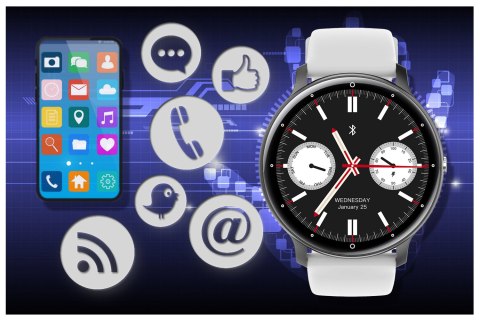 SMARTWATCH UNISEX GRAVITY GT1-4 PRO - ROZMOWY BLUETOOTH, DODATKOWY PASEK (sg027d) SMARTWATCH UNISEX GRAVITY GT1-4 PRO - ROZMOWY BLUETOOTH, DODATKOWY PASEK (sg027d)