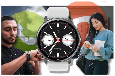 SMARTWATCH UNISEX GRAVITY GT1-4 PRO - ROZMOWY BLUETOOTH, DODATKOWY PASEK (sg027d) SMARTWATCH UNISEX GRAVITY GT1-4 PRO - ROZMOWY BLUETOOTH, DODATKOWY PASEK (sg027d)