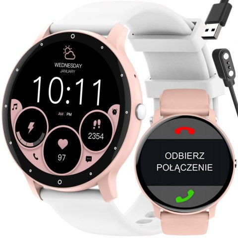 SMARTWATCH UNISEX GRAVITY GT1-6 PRO - ROZMOWY BLUETOOTH, DODATKOWY PASEK (sg027f) SMARTWATCH UNISEX GRAVITY GT1-6 PRO - ROZMOWY BLUETOOTH, DODATKOWY PASEK (sg027f)
