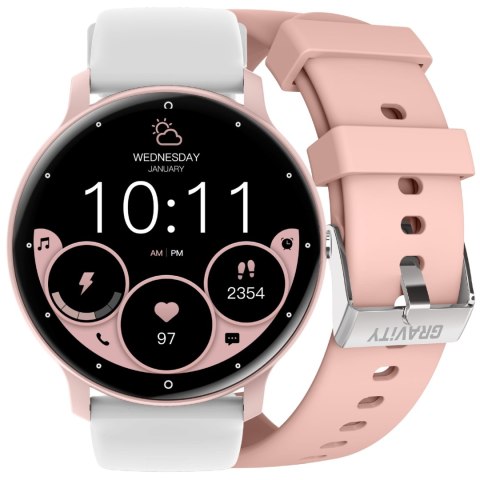 SMARTWATCH UNISEX GRAVITY GT1-6 PRO - ROZMOWY BLUETOOTH, DODATKOWY PASEK (sg027f) SMARTWATCH UNISEX GRAVITY GT1-6 PRO - ROZMOWY BLUETOOTH, DODATKOWY PASEK (sg027f)