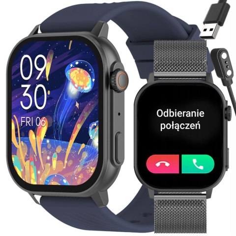 SMARTWATCH UNISEX GRAVITY GT15-4 - ROZMOWY BLUETOOTH, DODATKOWY PASEK (sg029d) SMARTWATCH UNISEX GRAVITY GT15-4 - ROZMOWY BLUETOOTH, DODATKOWY PASEK (sg029d)