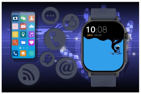SMARTWATCH UNISEX GRAVITY GT15-4 - ROZMOWY BLUETOOTH, DODATKOWY PASEK (sg029d) SMARTWATCH UNISEX GRAVITY GT15-4 - ROZMOWY BLUETOOTH, DODATKOWY PASEK (sg029d)