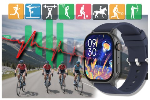SMARTWATCH UNISEX GRAVITY GT15-4 - ROZMOWY BLUETOOTH, DODATKOWY PASEK (sg029d) SMARTWATCH UNISEX GRAVITY GT15-4 - ROZMOWY BLUETOOTH, DODATKOWY PASEK (sg029d)