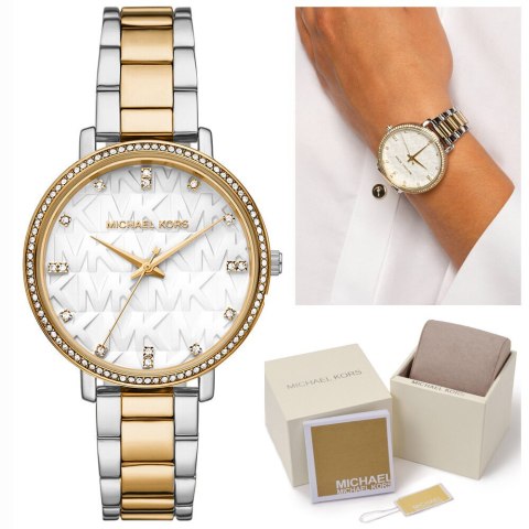 ZEGAREK DAMSKI MICHAEL KORS Pyper Bicolor MK4595 - (zm521g) ZEGAREK DAMSKI MICHAEL KORS Pyper Bicolor MK4595 - (zm521g)