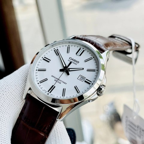 Zegarek Męski Casio MTS-100L-7A+ BOX (zd237b) SZAFIR Zegarek Męski Casio MTS-100L-7A+ BOX (zd237b) SZAFIR