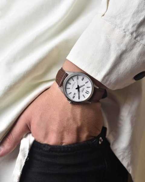 Zegarek Męski Casio MTS-100L-7A+ BOX (zd237b) SZAFIR Zegarek Męski Casio MTS-100L-7A+ BOX (zd237b) SZAFIR
