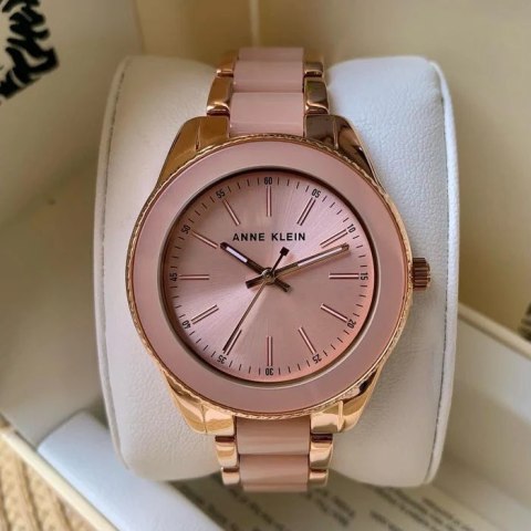 ZEGAREK DAMSKI Anne Klein Pink-Tone AK-3214LPRG + BOX ZEGAREK DAMSKI Anne Klein Pink-Tone AK-3214LPRG + BOX