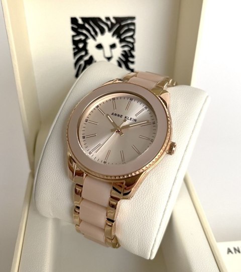 ZEGAREK DAMSKI Anne Klein Pink-Tone AK-3214LPRG + BOX ZEGAREK DAMSKI Anne Klein Pink-Tone AK-3214LPRG + BOX