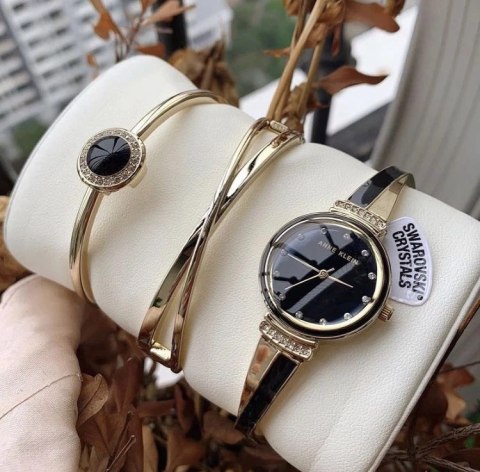ZEGAREK DAMSKI Anne Klein SET AK/3292BKST - ZESTAW PREZENTOWY ZEGAREK DAMSKI Anne Klein SET AK/3292BKST - ZESTAW PREZENTOWY