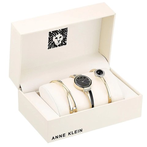 ZEGAREK DAMSKI Anne Klein SET AK/3292BKST - ZESTAW PREZENTOWY ZEGAREK DAMSKI Anne Klein SET AK/3292BKST - ZESTAW PREZENTOWY
