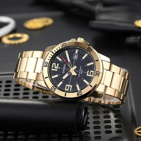ZEGAREK MĘSKI CASIO MTP-VD01G-1B + BOX ZEGAREK MĘSKI CASIO MTP-VD01G-1B + BOX