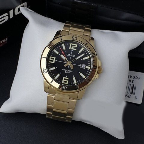 ZEGAREK MĘSKI CASIO MTP-VD01G-1B + BOX ZEGAREK MĘSKI CASIO MTP-VD01G-1B + BOX