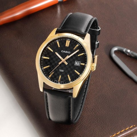 ZEGAREK MĘSKI CASIO MTP-VD03GL-1A + BOX ZEGAREK MĘSKI CASIO MTP-VD03GL-1A + BOX
