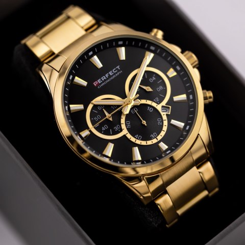 ZEGAREK MĘSKI PERFECT M510CH-02 - CHRONOGRAF (zp386b) + BOX ZEGAREK MĘSKI PERFECT M510CH-02 - CHRONOGRAF (zp386b) + BOX