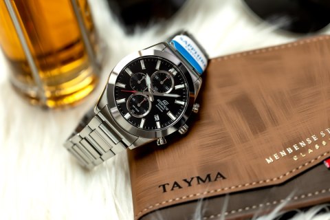 Zegarek Męski Casio EDIFICE Chronograph EFB-710D-1A + BOX Zegarek Męski Casio EDIFICE Chronograph EFB-710D-1A + BOX