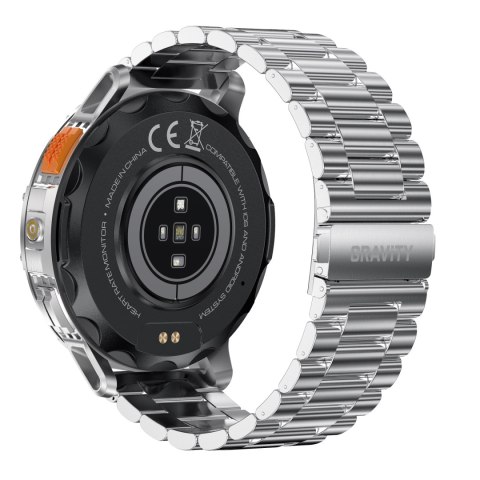 SMARTWATCH MĘSKI GRAVITY GT22-2 - AMOLED, DODATKOWY PASEK (sg030b) SMARTWATCH MĘSKI GRAVITY GT22-2 - AMOLED, DODATKOWY PASEK (sg030b)