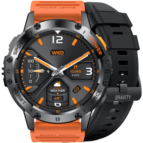 SMARTWATCH MĘSKI GRAVITY GT22-3 - AMOLED, DODATKOWY PASEK (sg030c) SMARTWATCH MĘSKI GRAVITY GT22-3 - AMOLED, DODATKOWY PASEK (sg030c)