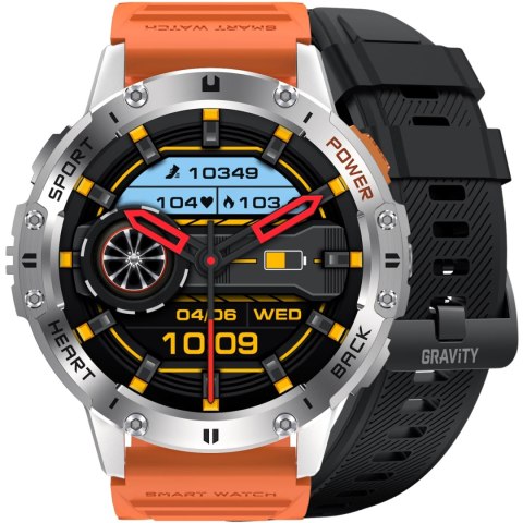 SMARTWATCH MĘSKI GRAVITY GT22-4 - AMOLED, DODATKOWY PASEK (sg030d) SMARTWATCH MĘSKI GRAVITY GT22-4 - AMOLED, DODATKOWY PASEK (sg030d)