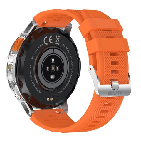 SMARTWATCH MĘSKI GRAVITY GT22-4 - AMOLED, DODATKOWY PASEK (sg030d) SMARTWATCH MĘSKI GRAVITY GT22-4 - AMOLED, DODATKOWY PASEK (sg030d)