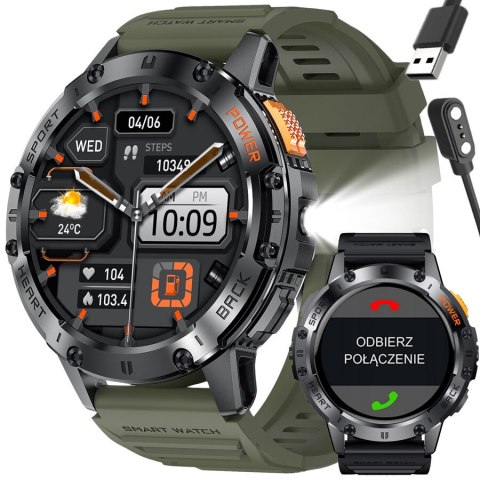 SMARTWATCH MĘSKI GRAVITY GT22-5 - AMOLED, DODATKOWY PASEK (sg030e) SMARTWATCH MĘSKI GRAVITY GT22-5 - AMOLED, DODATKOWY PASEK (sg030e)