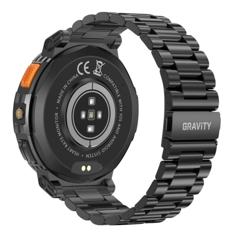 SMARTWATCH MĘSKI GRAVITY GT23-1 - LATARKA, DODATKOWY PASEK (sg031a) SMARTWATCH MĘSKI GRAVITY GT23-1 - LATARKA, DODATKOWY PASEK (sg031a)