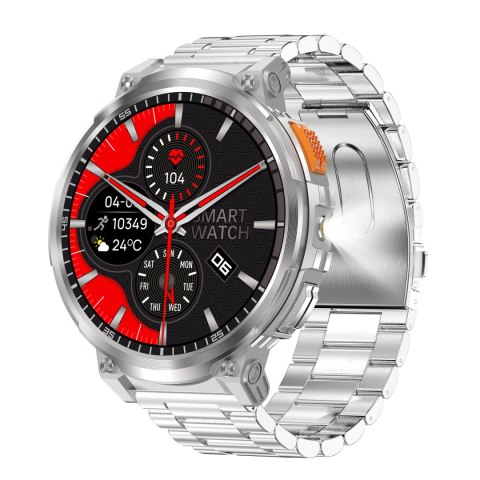 SMARTWATCH MĘSKI GRAVITY GT23-2 - LATARKA, DODATKOWY PASEK (sg031b) SMARTWATCH MĘSKI GRAVITY GT23-2 - LATARKA, DODATKOWY PASEK (sg031b)