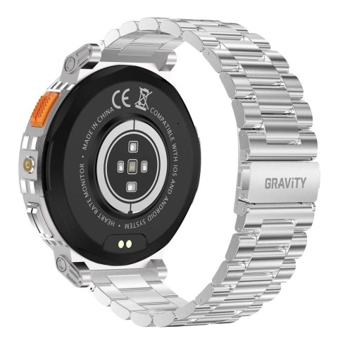 SMARTWATCH MĘSKI GRAVITY GT23-2 - LATARKA, DODATKOWY PASEK (sg031b) SMARTWATCH MĘSKI GRAVITY GT23-2 - LATARKA, DODATKOWY PASEK (sg031b)