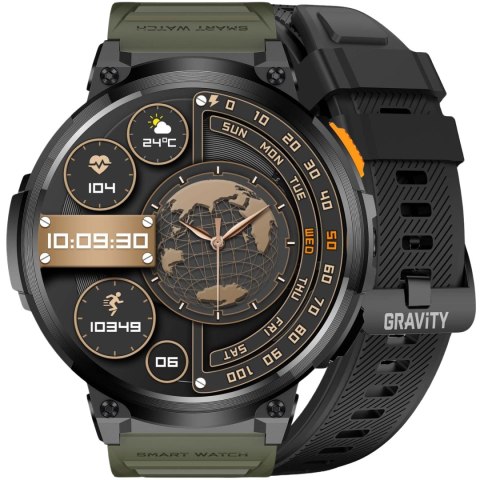 SMARTWATCH MĘSKI GRAVITY GT23-5 - LATARKA, DODATKOWY PASEK (sg031e) SMARTWATCH MĘSKI GRAVITY GT23-5 - LATARKA, DODATKOWY PASEK (sg031e)