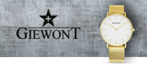 Zegarek Damski GIEWONT Harmony GW1970-1 Pure White/Gold Effect Zegarek Damski GIEWONT Harmony GW1970-1 Pure White/Gold Effect