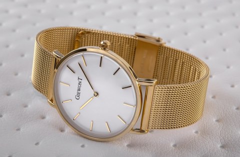 Zegarek Damski GIEWONT Harmony GW1970-1 Pure White/Gold Effect Zegarek Damski GIEWONT Harmony GW1970-1 Pure White/Gold Effect