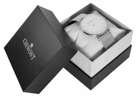 Zegarek Damski GIEWONT Harmony GW1970-3 Pure White/Silver Effect Zegarek Damski GIEWONT Harmony GW1970-3 Pure White/Silver Effect