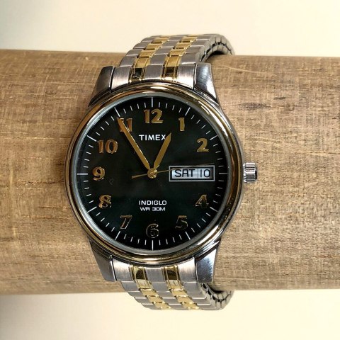 ZEGAREK MĘSKI TIMEX Charles Two-Tone T26481 INDIGLO + BOX ZEGAREK MĘSKI TIMEX Charles Two-Tone T26481 INDIGLO + BOX