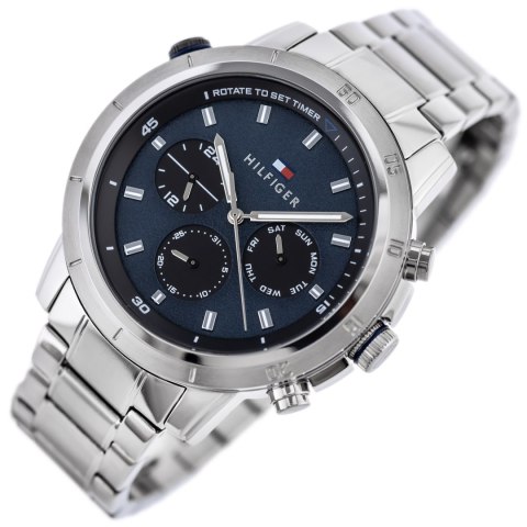ZEGAREK MĘSKI TOMMY HILFIGER Troy 1792104 + BOX ZEGAREK MĘSKI TOMMY HILFIGER Troy 1792104 + BOX