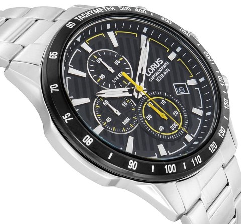 Zegarek Męski Lorus Chronograph 45 mm RM397HX9 + BOX Zegarek Męski Lorus Chronograph 45 mm RM397HX9 + BOX