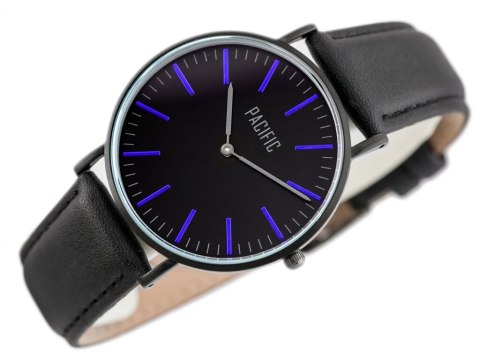 ZEGAREK DAMSKI PACIFIC CLOSE (zy588c) - black/blue ZEGAREK DAMSKI PACIFIC CLOSE (zy588c) - black/blue