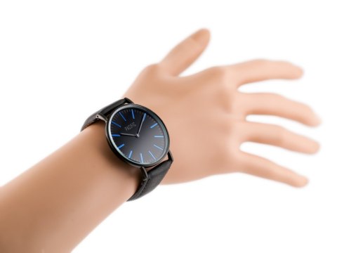 ZEGAREK DAMSKI PACIFIC CLOSE (zy588c) - black/blue ZEGAREK DAMSKI PACIFIC CLOSE (zy588c) - black/blue