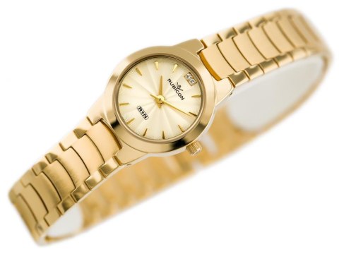 ZEGAREK DAMSKI RUBICON RNBC21 - gold (zr568c) ZEGAREK DAMSKI RUBICON RNBC21 - gold (zr568c)