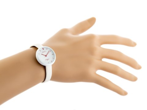 ZEGAREK DZIECIĘCY PERFECT MENTOSS - white (zp731a) ZEGAREK DZIECIĘCY PERFECT MENTOSS - white (zp731a)