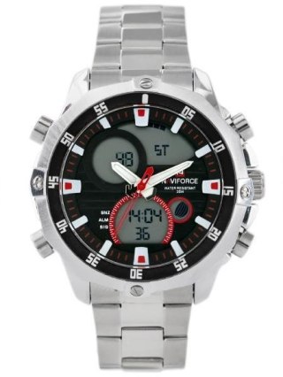 ZEGAREK MĘSKI NAVIFORCE CIRRUS (zn010a) - silver/black