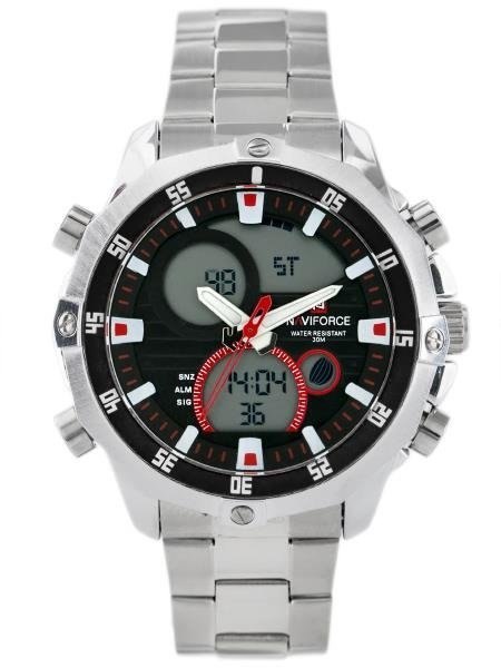 ZEGAREK MĘSKI NAVIFORCE CIRRUS (zn010a) - silver/black ZEGAREK MĘSKI NAVIFORCE CIRRUS (zn010a) - silver/black