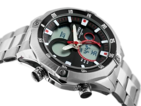 ZEGAREK MĘSKI NAVIFORCE CIRRUS (zn010a) - silver/black ZEGAREK MĘSKI NAVIFORCE CIRRUS (zn010a) - silver/black
