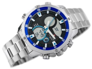 ZEGAREK MĘSKI NAVIFORCE CIRRUS (zn010c)- silver/blue